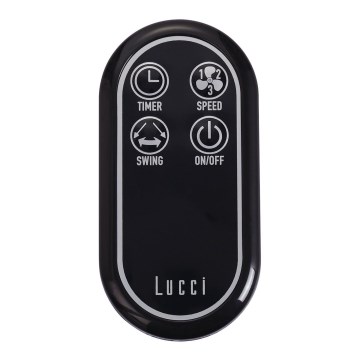 Lucci air 213124 - Musta kaukosäädin BREEZE-tuulettimille