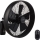 Lucci air 213124 - Seinätuuletin BREEZE 55W/230V musta + kaukosäädin