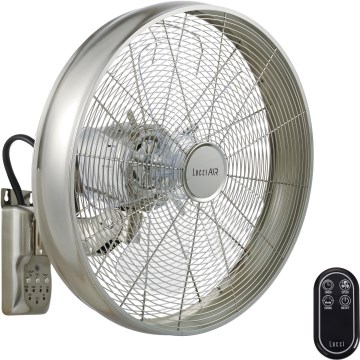 Lucci air 213126 - Seinätuuletin BREEZE 55W/230V matta kromi + kaukosäädin
