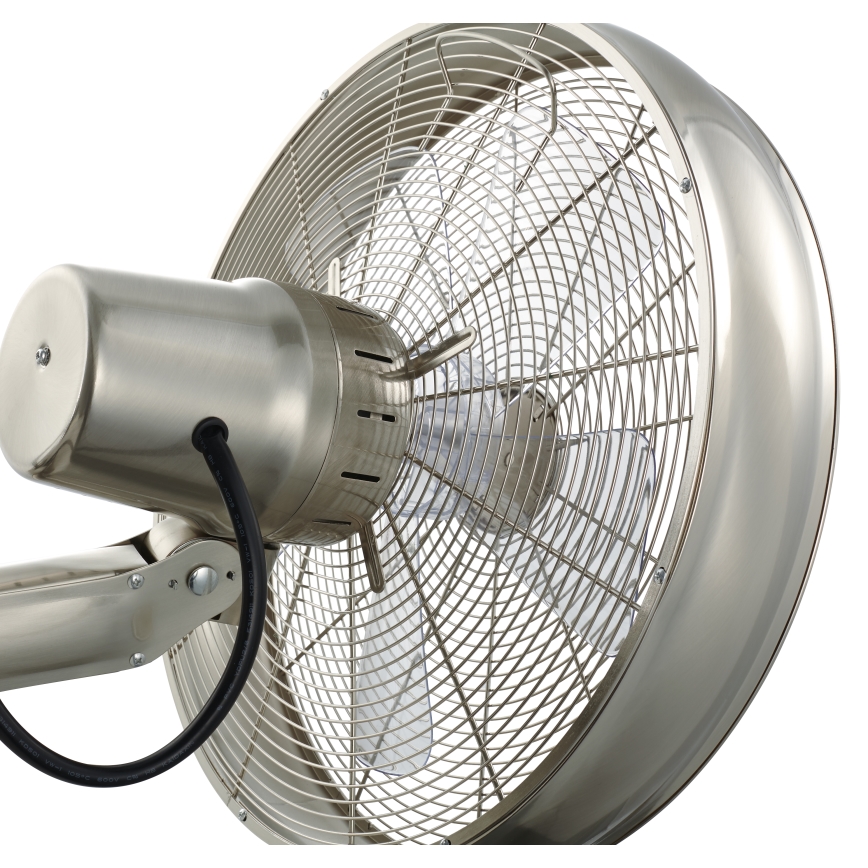 Lucci air 213126 - Seinätuuletin BREEZE 55W/230V matta kromi + kaukosäädin
