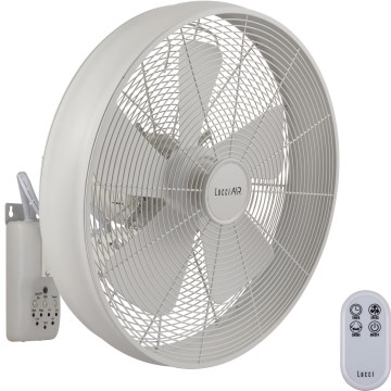 Lucci Air 213128EU - seinätuuletin BREEZE 55W/230V valkoinen + kaukosäädin