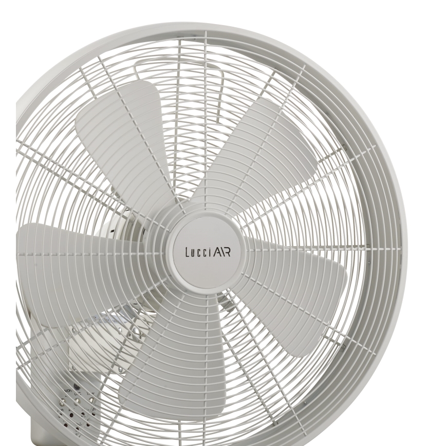 Lucci Air 213128EU - seinätuuletin BREEZE 55W/230V valkoinen + kaukosäädin