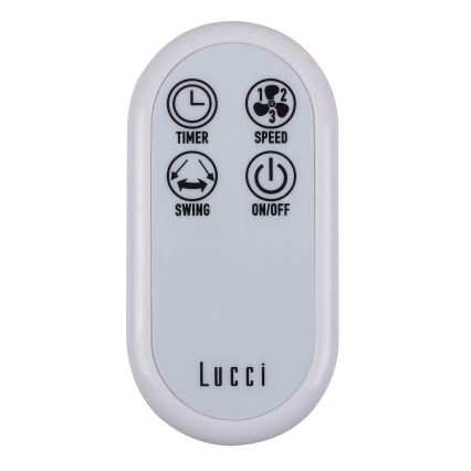 Lucci Air 213128EU - seinätuuletin BREEZE 55W/230V valkoinen + kaukosäädin