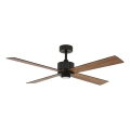 Lucci air 213170 - LED Kattotuuletin NEWPORT musta + kauko-ohjaus
