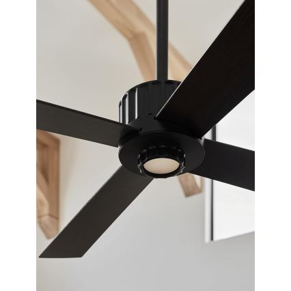 Lucci air 213170 - LED-kattotuuletin NEWPORT wenge/ruskea + kaukosäädin