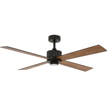 Lucci air 213170 - LED Kattotuuletin NEWPORT wenge/ruskea + kauko-ohjaus
