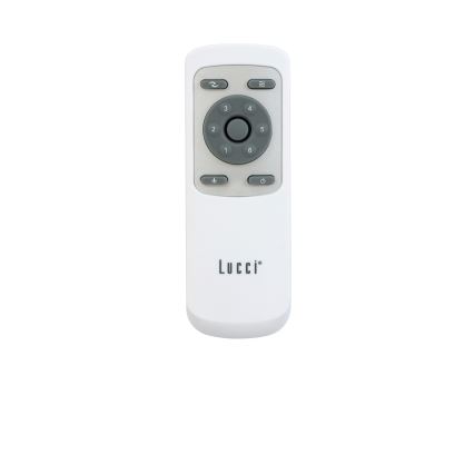 Lucci air 213171 - LED Kattotuuletin NEWPORT puu/valkoinen/beige + kauko-ohjaus