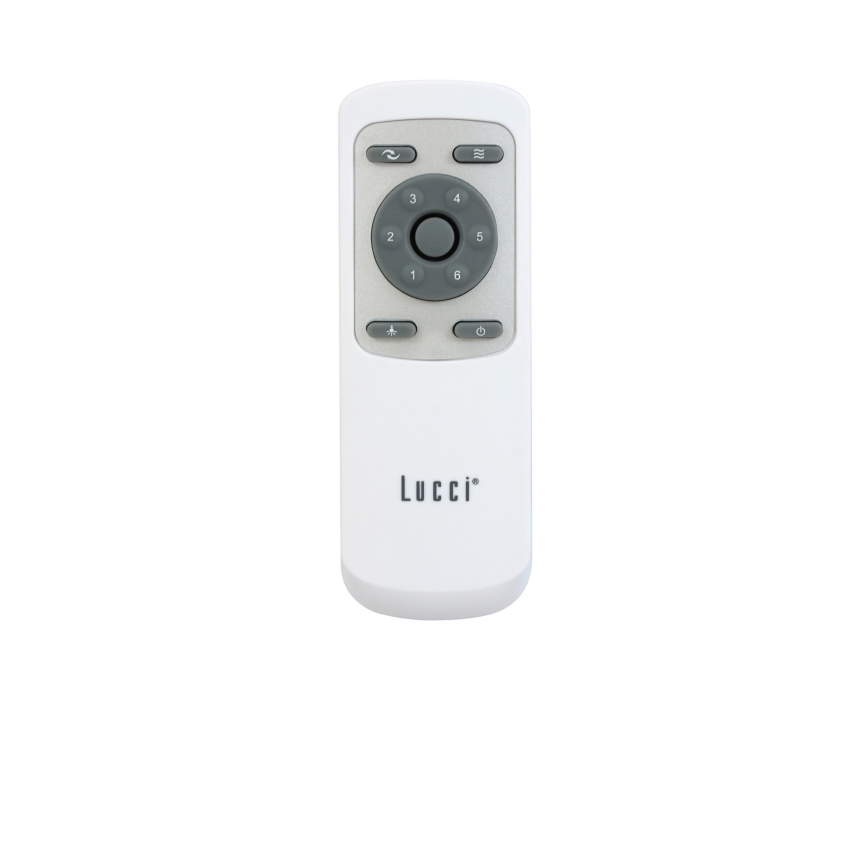 Lucci air 213171 - LED Kattotuuletin NEWPORT puu/valkoinen/beige + kauko-ohjaus