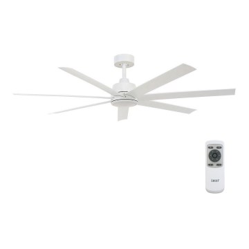 Lucci air 213182 - LED Kattotuuletin ATLANTA 1xGX53/12W/230V valkoinen + kauko-ohjaus