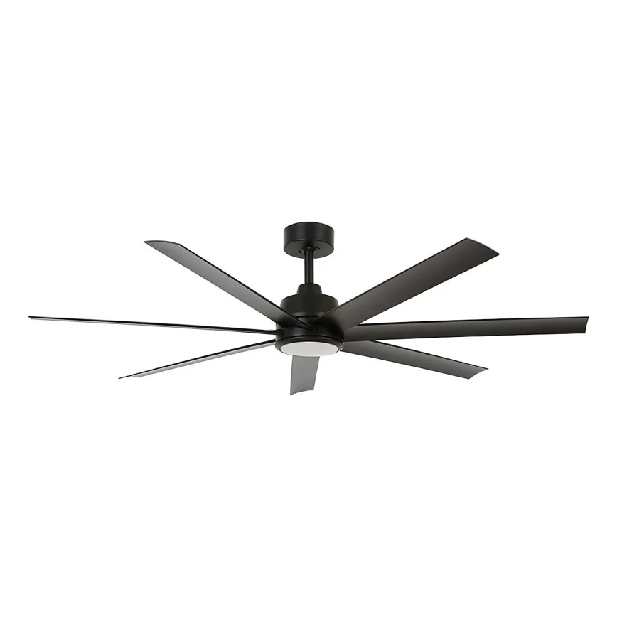 Lucci Air 21318349 - LED himmennettävä kattovalo ATLANTA 1xGX53/12W/230V halkaisija 142 cm musta + kauko-ohjaus