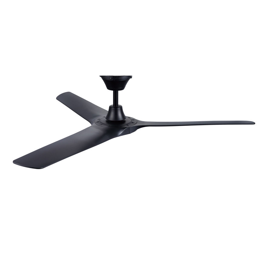 Lucci Air 21321649 - Kattotuuletin ABYSS halkaisija 142 cm IP66 musta + kauko-ohjaus