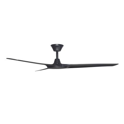 Lucci Air 21321649 - Kattotuuletin ABYSS halkaisija 142 cm IP66 musta + kauko-ohjaus
