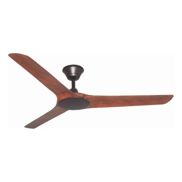 Lucci Air 21321749 - Kattotuuletin ABYSS halkaisija 142 cm IP66 ruskea + kauko-ohjaus
