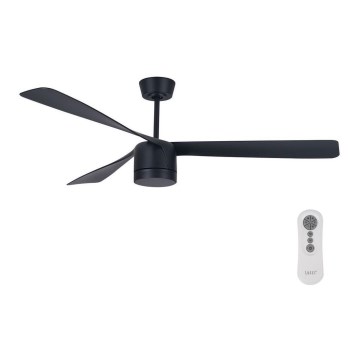 Lucci air 213281 - Kattotuuletin PEREGRINE 1xGX53/12W/230V musta + kauko-ohjaus