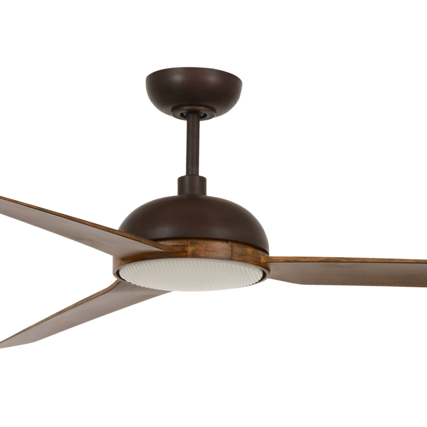 Lucci air 213300 - LED himmennettävä kattovalo UNIONE 1xGX53/12W/230V ruskea + kauko-ohjaus