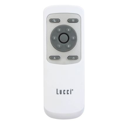Lucci air 213301- LED himmennettävä kattovalo UNIONE 1xGX53/12W/230V ruskea/kiiltävä kromi + kauko-ohjaus