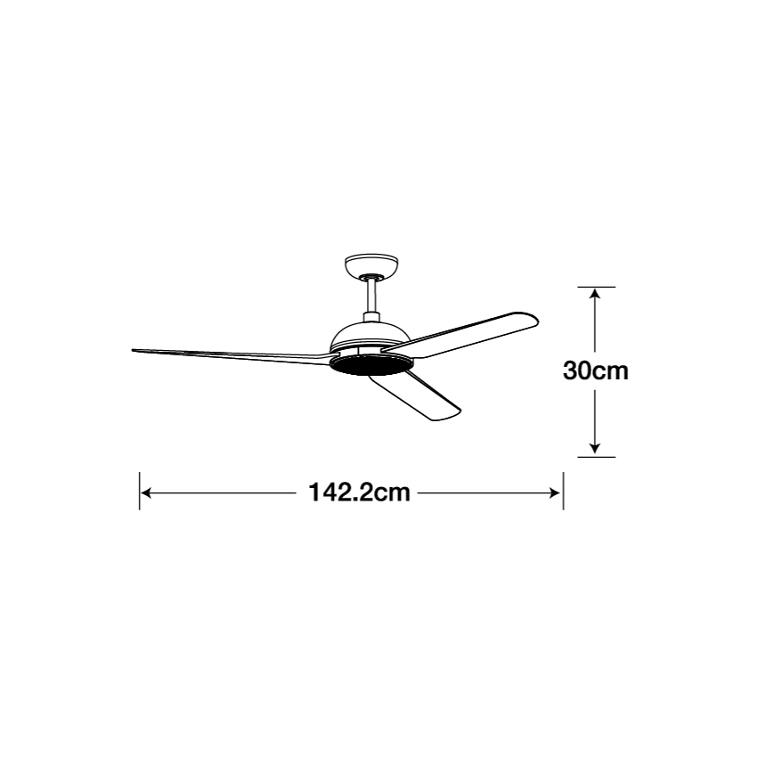 Lucci air 213301- LED himmennettävä kattovalo UNIONE 1xGX53/12W/230V ruskea/kiiltävä kromi + kauko-ohjaus