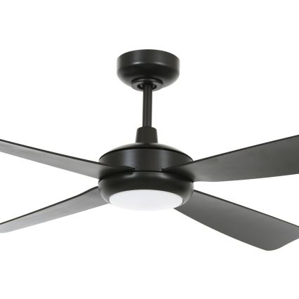 Lucci air 213303- LED Himmennettävä tuuletin SLIPSTREAM 1xGX53/12W/230V musta + kauko-säädin