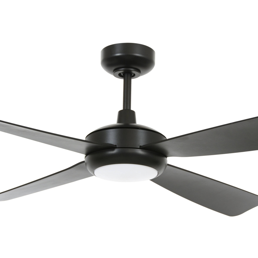 Lucci air 213303- LED Himmennettävä tuuletin SLIPSTREAM 1xGX53/12W/230V musta + kauko-säädin