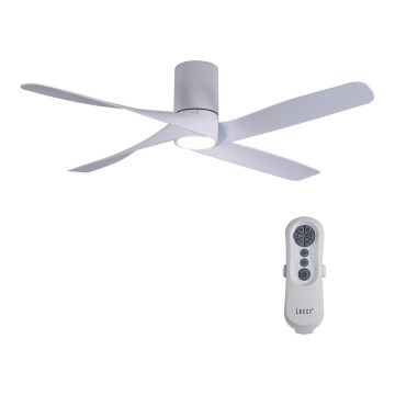 Lucci air 213350 - LED Himmennettävä tuuletin RIVIERA 1xGX53/12W/230V valkoinen + kaukosäädin