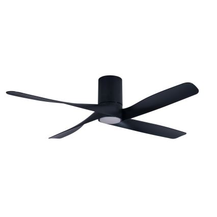 Lucci air 213351 - LED Himmennettävä tuuletin RIVIERA 1xGX53/12W/230V musta + kauko-ohjain