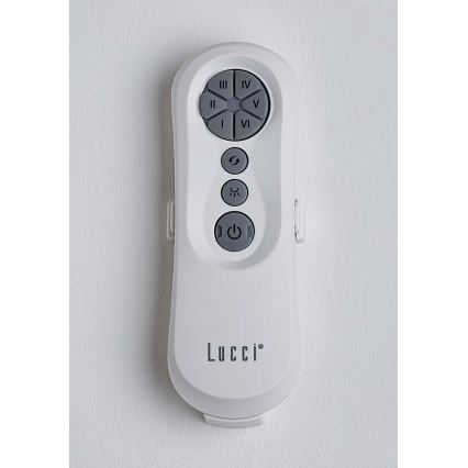 Lucci air 213351 - LED Himmennettävä tuuletin RIVIERA 1xGX53/12W/230V musta + kauko-ohjain