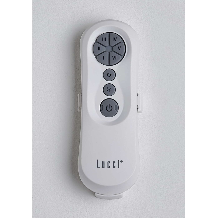 Lucci air 213351 - LED Himmennettävä tuuletin RIVIERA 1xGX53/12W/230V musta + kauko-ohjain