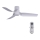 Lucci air 213353 - LED Himmennettävä tuuletin NAUTICA 1xGX53/12W/230V valkoinen + kaukosäädin