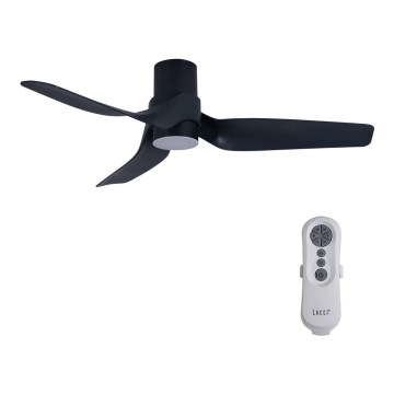 Lucci air 213354 - LED Himmennettävä tuuletin NAUTICA 1xGX53/12W/230V musta + kaukosäädin