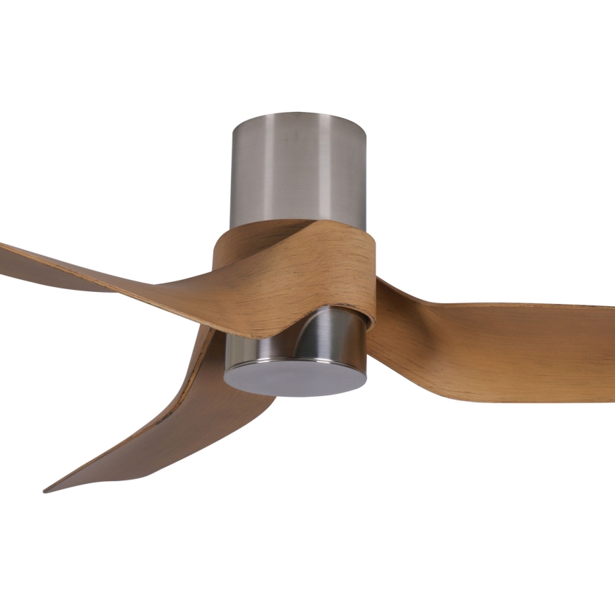 Lucci air 213355-LED himmennettävä kattovalo NAUTICA 1xGX53/12W/230V ruskea/kiiltävä kromi + kauko-ohjaus