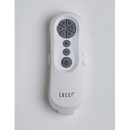 Lucci air 213355-LED himmennettävä kattovalo NAUTICA 1xGX53/12W/230V ruskea/kiiltävä kromi + kauko-ohjaus