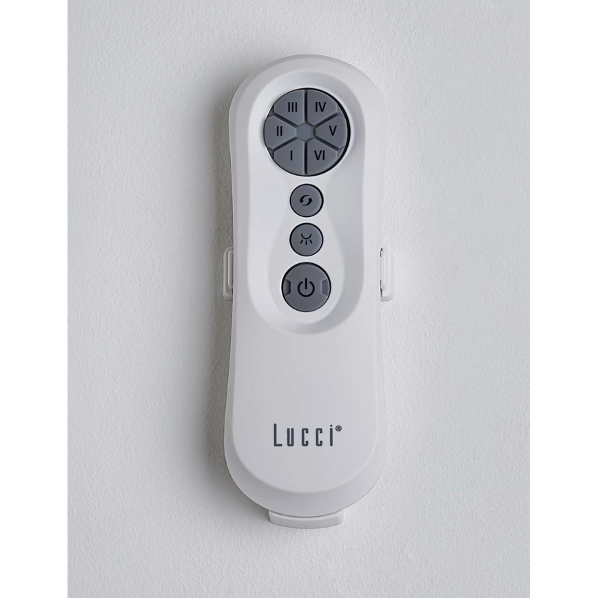 Lucci air 213355-LED himmennettävä kattovalo NAUTICA 1xGX53/12W/230V ruskea/kiiltävä kromi + kauko-ohjaus