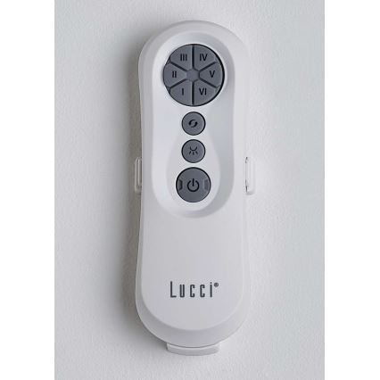 Lucci air 213358 - LED Himmennettävä tuuletin LINE 1xGX53/12W/230V musta + kaukosäädin