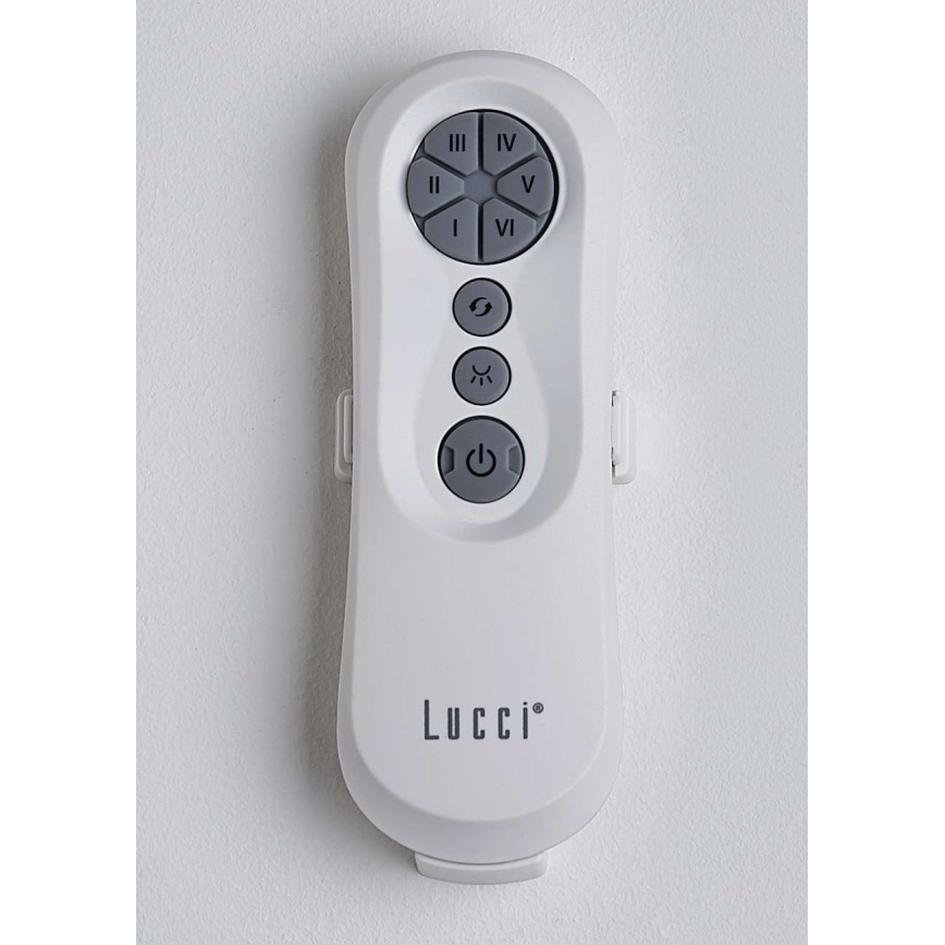 Lucci air 213358 - LED Himmennettävä tuuletin LINE 1xGX53/12W/230V musta + kaukosäädin