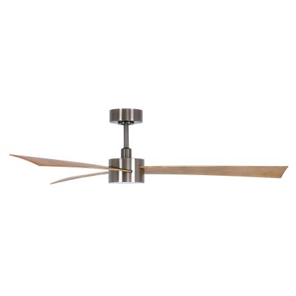 Lucci air 21610449 - LED himmennettävä kattovalo CLIMATE 1xGX53/12W/230V ruskea/kiiltävä kromi + kauko-ohjaus