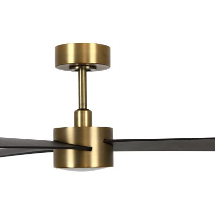 Lucci air 21610549- LED himmennettävä kattovalo CLIMATE 1xGX53/12W/230V wenge/kulta + kauko-ohjaus