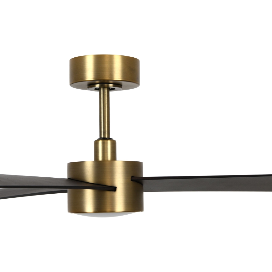 Lucci air 21610549- LED himmennettävä kattovalo CLIMATE 1xGX53/12W/230V wenge/kulta + kauko-ohjaus