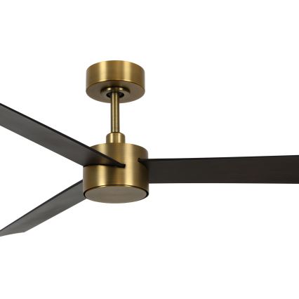 Lucci air 21610549- LED himmennettävä kattovalo CLIMATE 1xGX53/12W/230V wenge/kulta + kauko-ohjaus