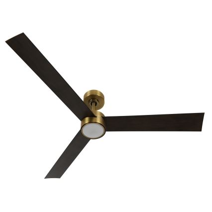 Lucci air 21610549- LED himmennettävä kattovalo CLIMATE 1xGX53/12W/230V wenge/kulta + kauko-ohjaus