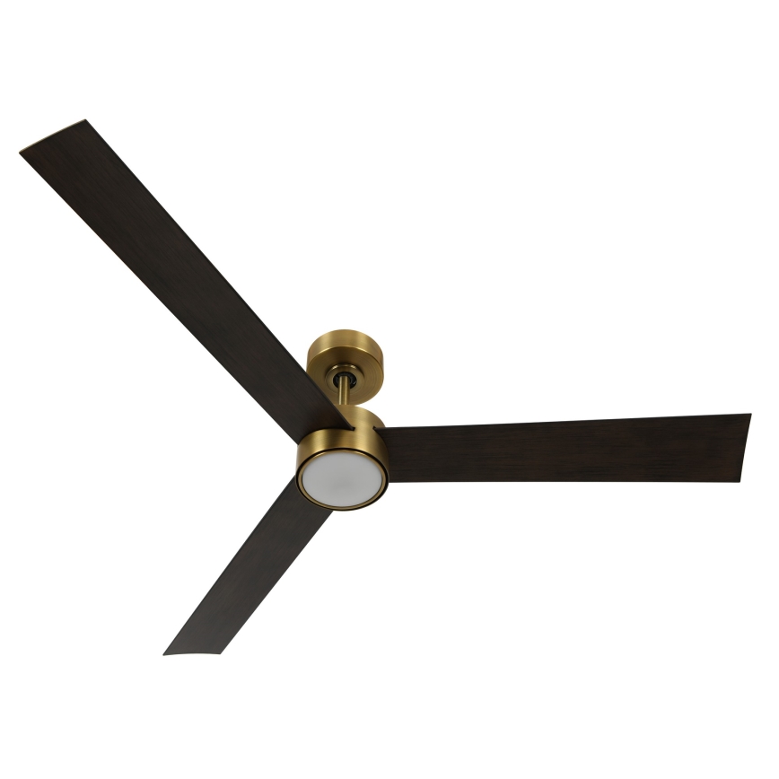 Lucci air 21610549- LED himmennettävä kattovalo CLIMATE 1xGX53/12W/230V wenge/kulta + kauko-ohjaus