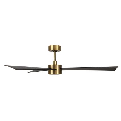 Lucci air 21610549- LED himmennettävä kattovalo CLIMATE 1xGX53/12W/230V wenge/kulta + kauko-ohjaus
