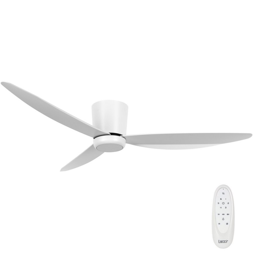 Lucci air 21610649 - LED himmennettävä tuuletin ARRAY 1xGX53/12W/230V valkoinen + kauko-ohjaus