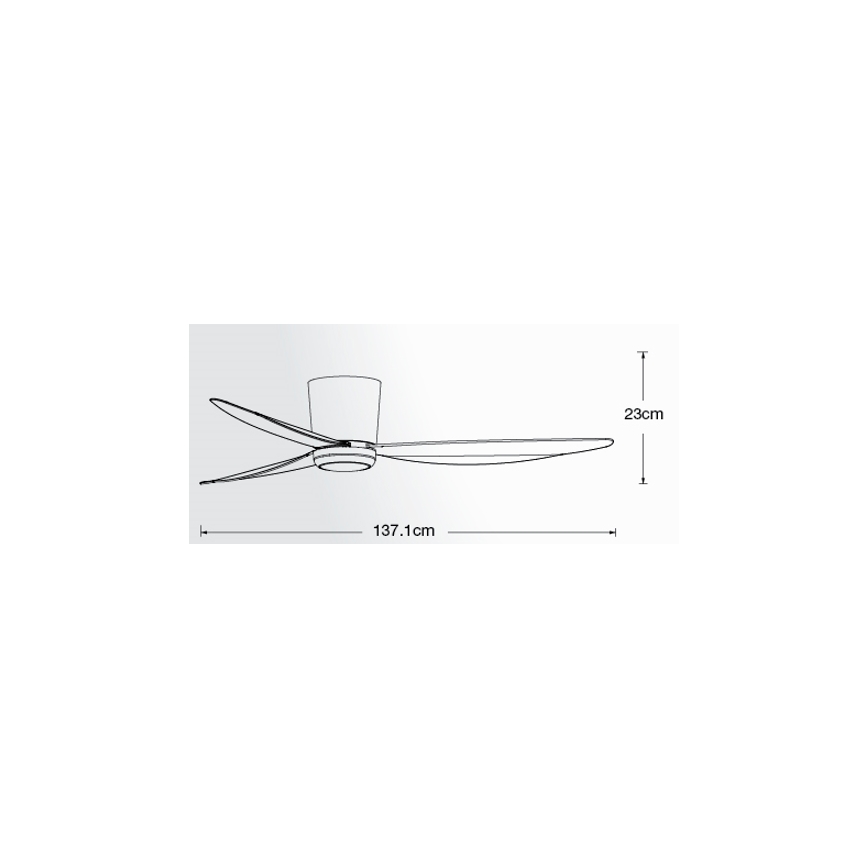 Lucci air 21610749 - LED himmennettävä kattotuuletin ARRAY 1xGX53/12W/230V musta + kaukosäädin