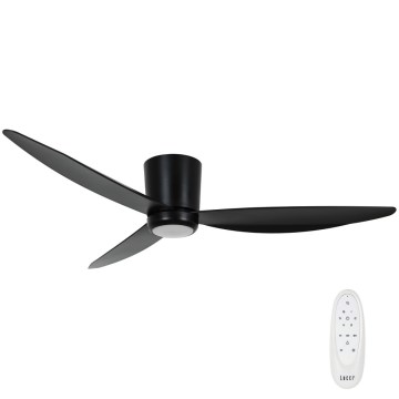 Lucci air 21610749 - LED himmennettävä tuuletin ARRAY 1xGX53/12W/230V musta + kauko-ohjaus