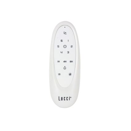 Lucci air 21610749 - LED himmennettävä tuuletin ARRAY 1xGX53/12W/230V musta + kauko-ohjaus