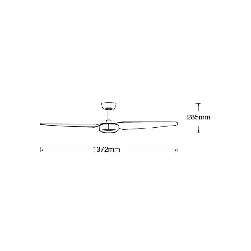 Lucci air 21615449 - Kattotuuletin CONDOR musta + kauko-ohjaus