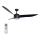 Lucci air 512910 - LED Kattotuuletin AIRFUSION NORDIC LED/20W/230V musta + kauko-ohjaus