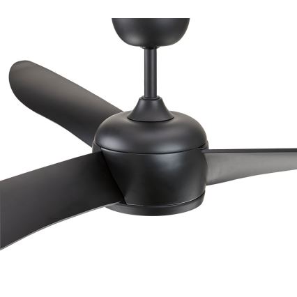Lucci air 512910 - LED Kattotuuletin AIRFUSION NORDIC LED/20W/230V musta + kauko-ohjaus