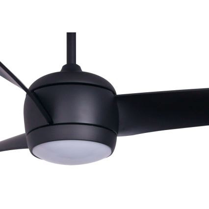 Lucci air 512910 - LED Kattotuuletin AIRFUSION NORDIC LED/20W/230V musta + kauko-ohjaus