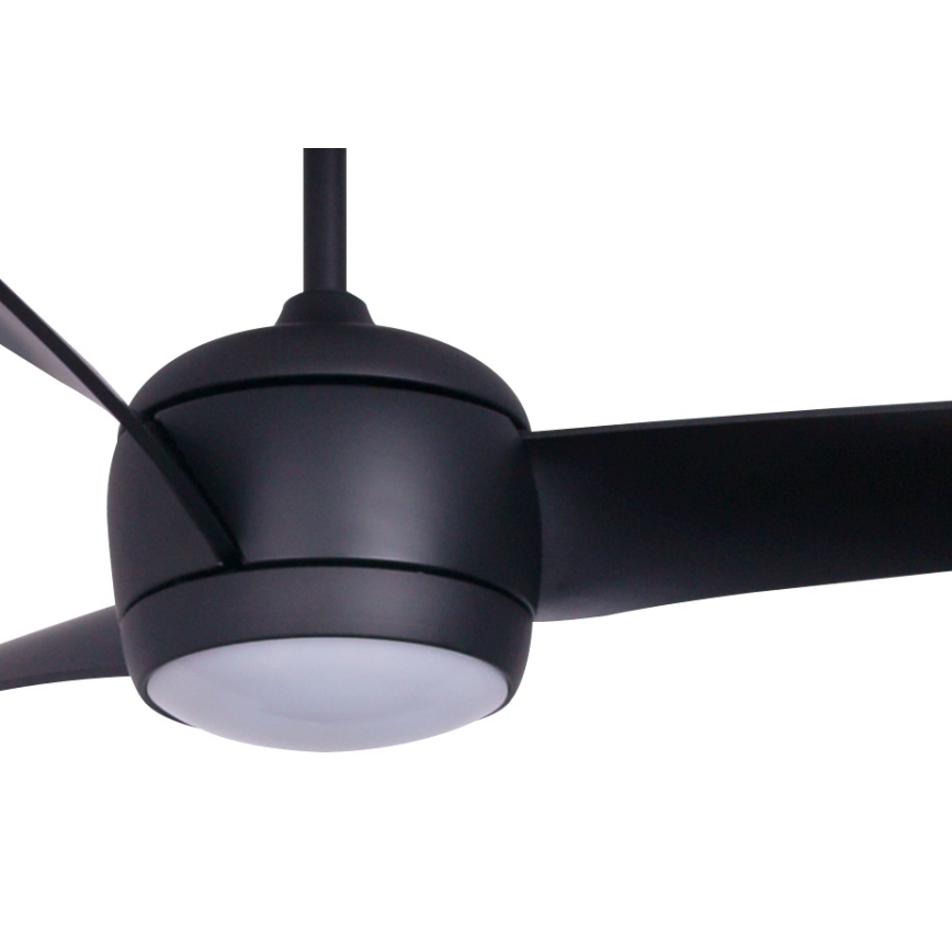 Lucci air 512910 - LED Kattotuuletin AIRFUSION NORDIC LED/20W/230V musta + kauko-ohjaus